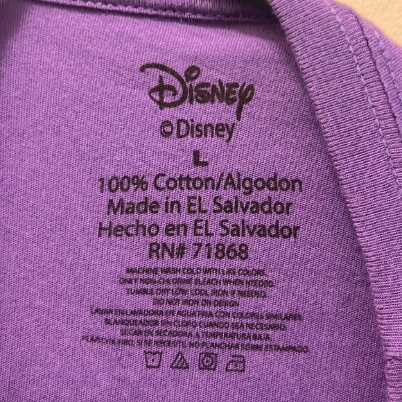 Disney Purple lilo and stitch tshirt size large - Picture 2 of 7